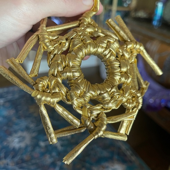 Handmade Macramé Rope Snowflake - Picture 3 of 3